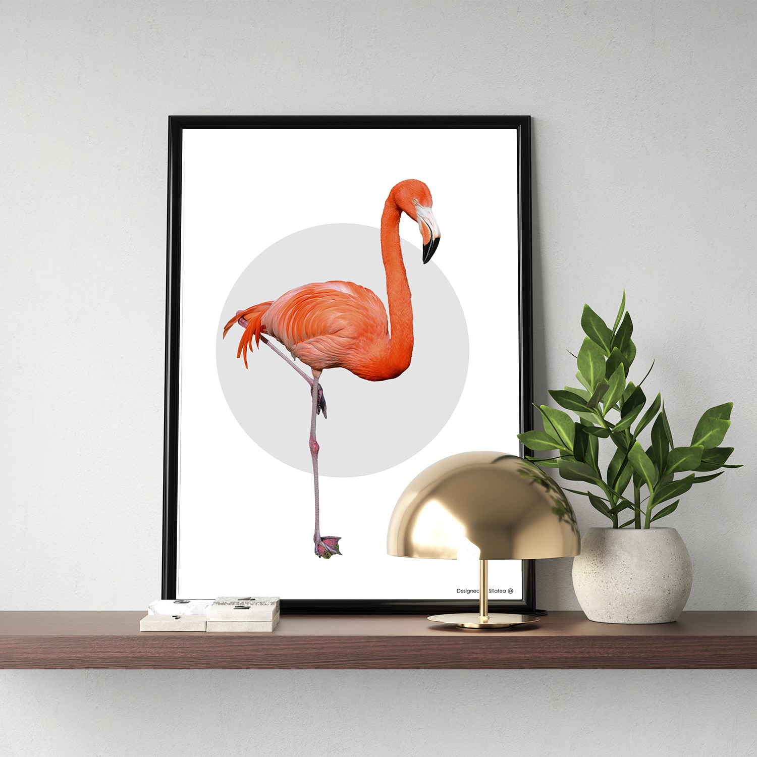 Lámina con marco FLAMENCO 30x40