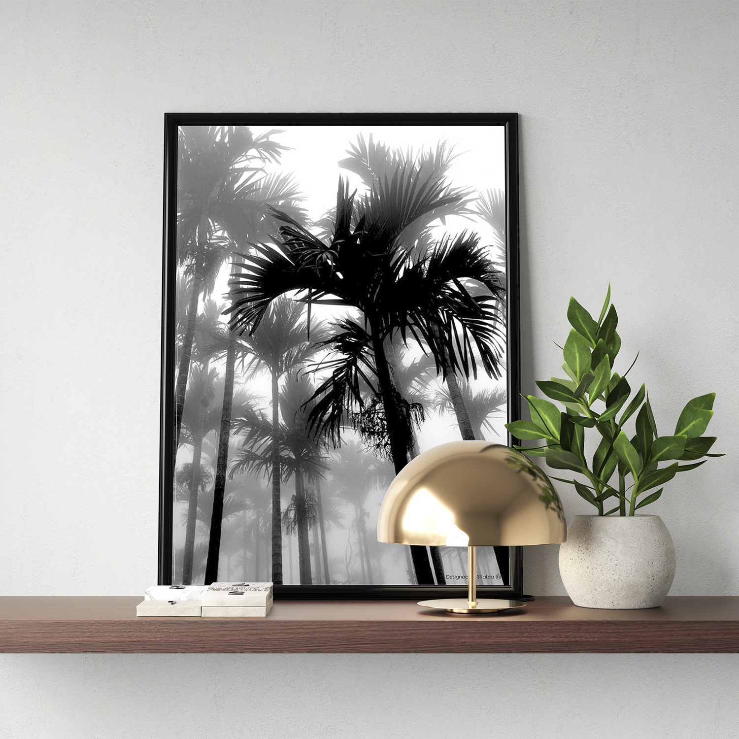 Lámina con marco PALMS 30x40