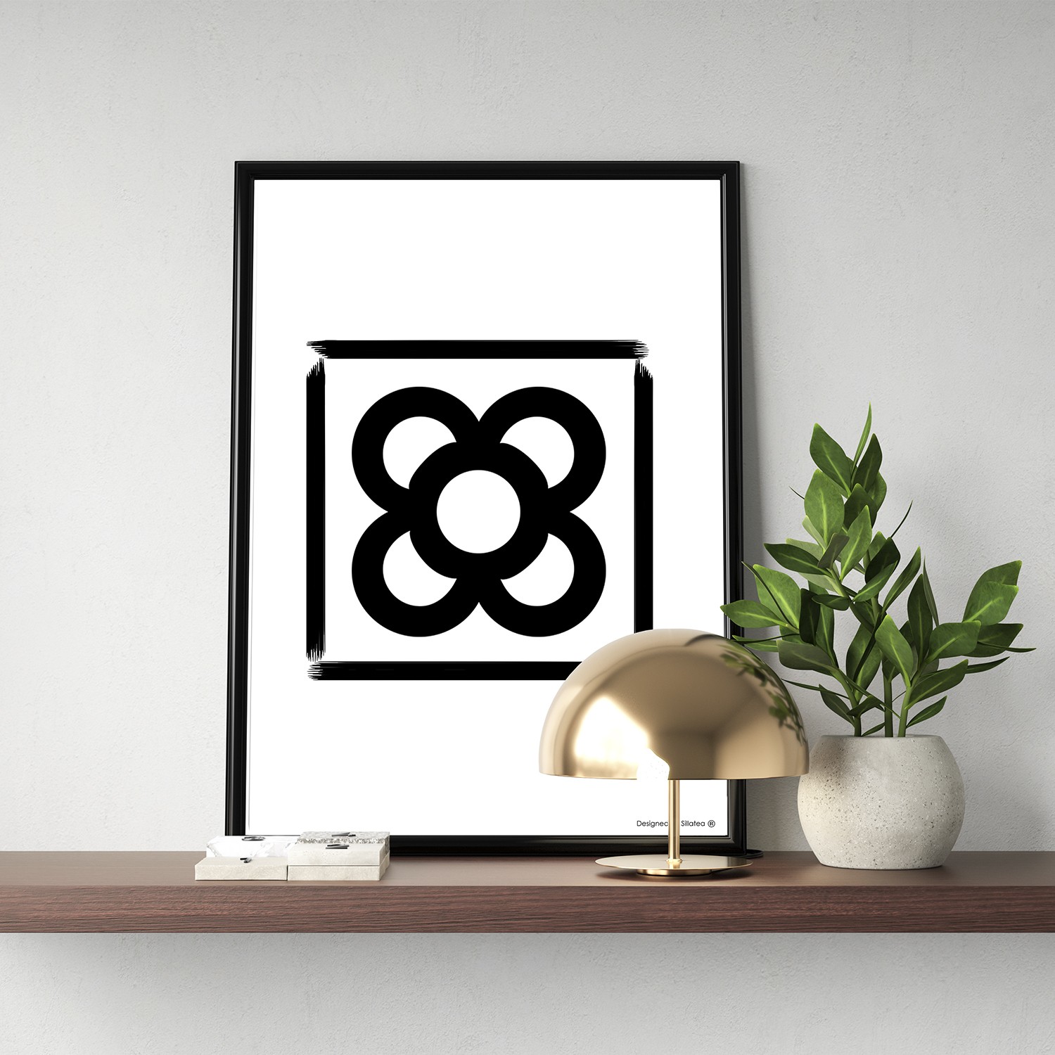 Lámina con marco RAJOLA 30x40