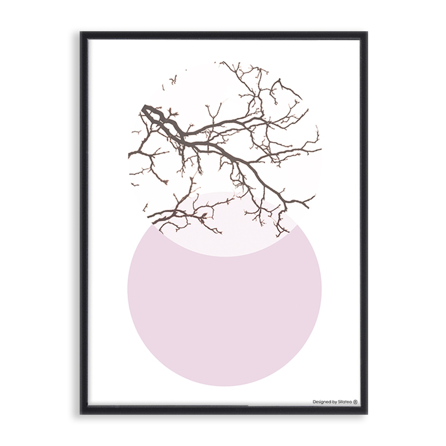 Lámina con marco RAMAS 30×40