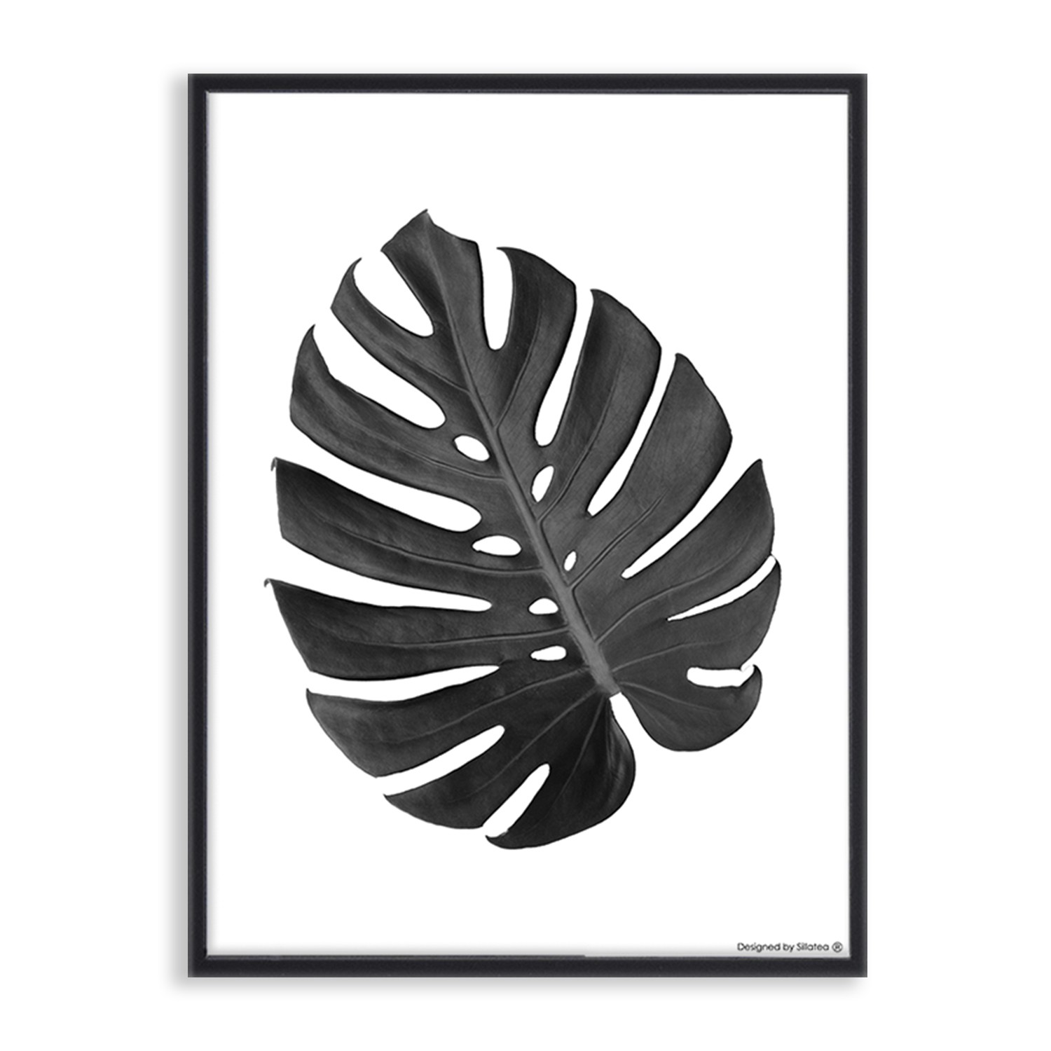 Lámina con marco TROPIC LEAF 30×40