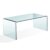Mesa de centro BURANO GLASS 100×48 – cristal Transparente