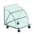Mesa auxiliar BURANO GLASS 38×38 – cristal Transparente