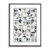 Lámina con marco GEOMETRIC NORDIC TRIANGLES 30×40