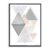 Lámina con marco MARMOL PASTEL GEOMETRIC 30×40