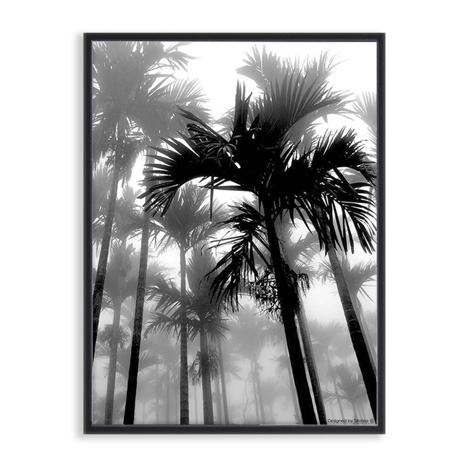 Lámina con marco PALMS 30×40