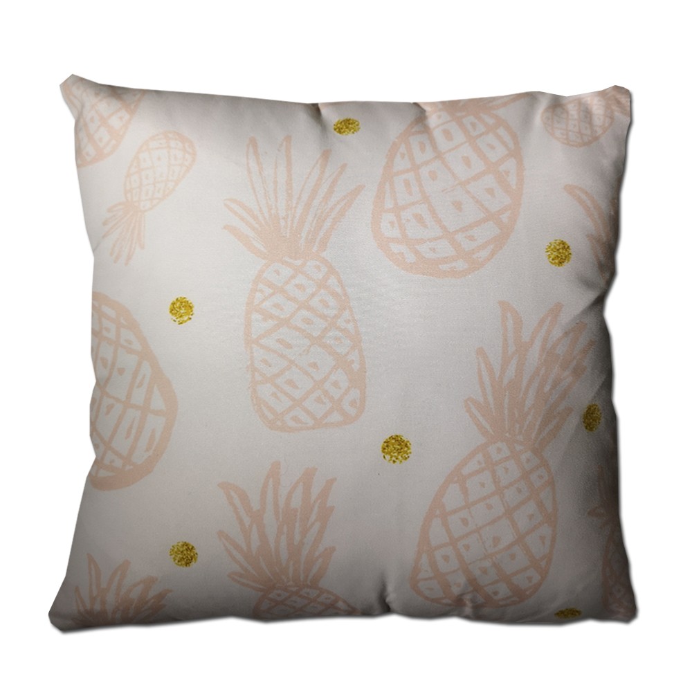 Cojín DULCE PIÑA algodón 45×45 – incluye relleno