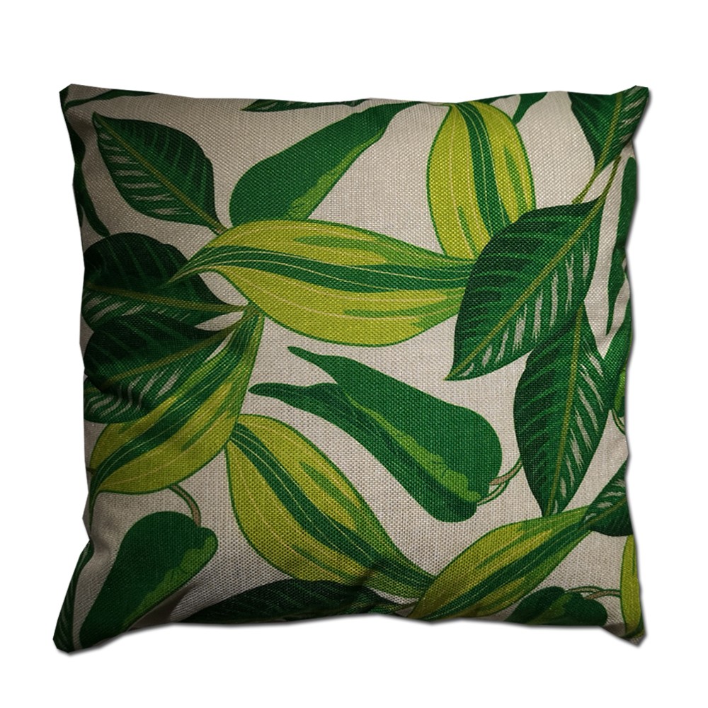 Cojín TROPIC BRASIL algodón 45×45 – incluye relleno