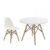 Pack de silla infantil Blanco TOW WOOD + mesa TOW 60