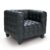 Sillón CUB – similpiel Negro