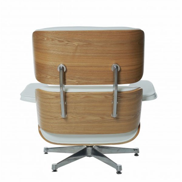 Sillón y ottoman LOUNGE RELAX - similpiel Blanco