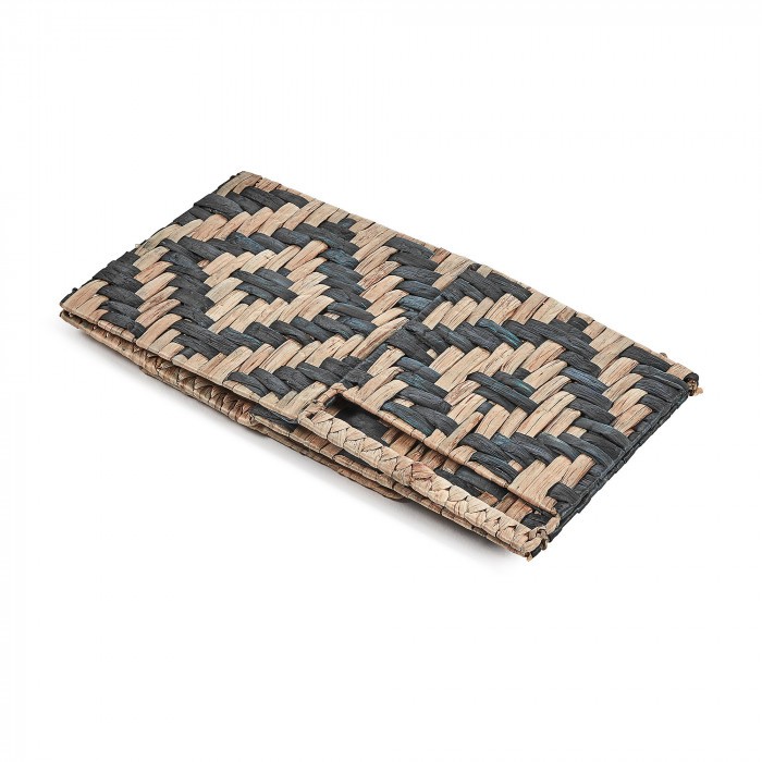 Contenedor de almacenaje PALERMO ROMBO - mimbre Natural