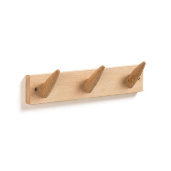 Colgador de pared SMOOTH – madera de roble Natural