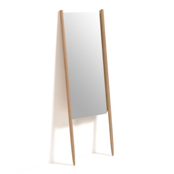 Espejo SMOOTH BIG - madera de roble Natural