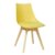 Silla de comedor Mostaza NORDIK SUPER FLAK