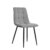 Silla de comedor Gris claro MALTA
