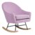 Silla mecedora Rosa claro DENVER