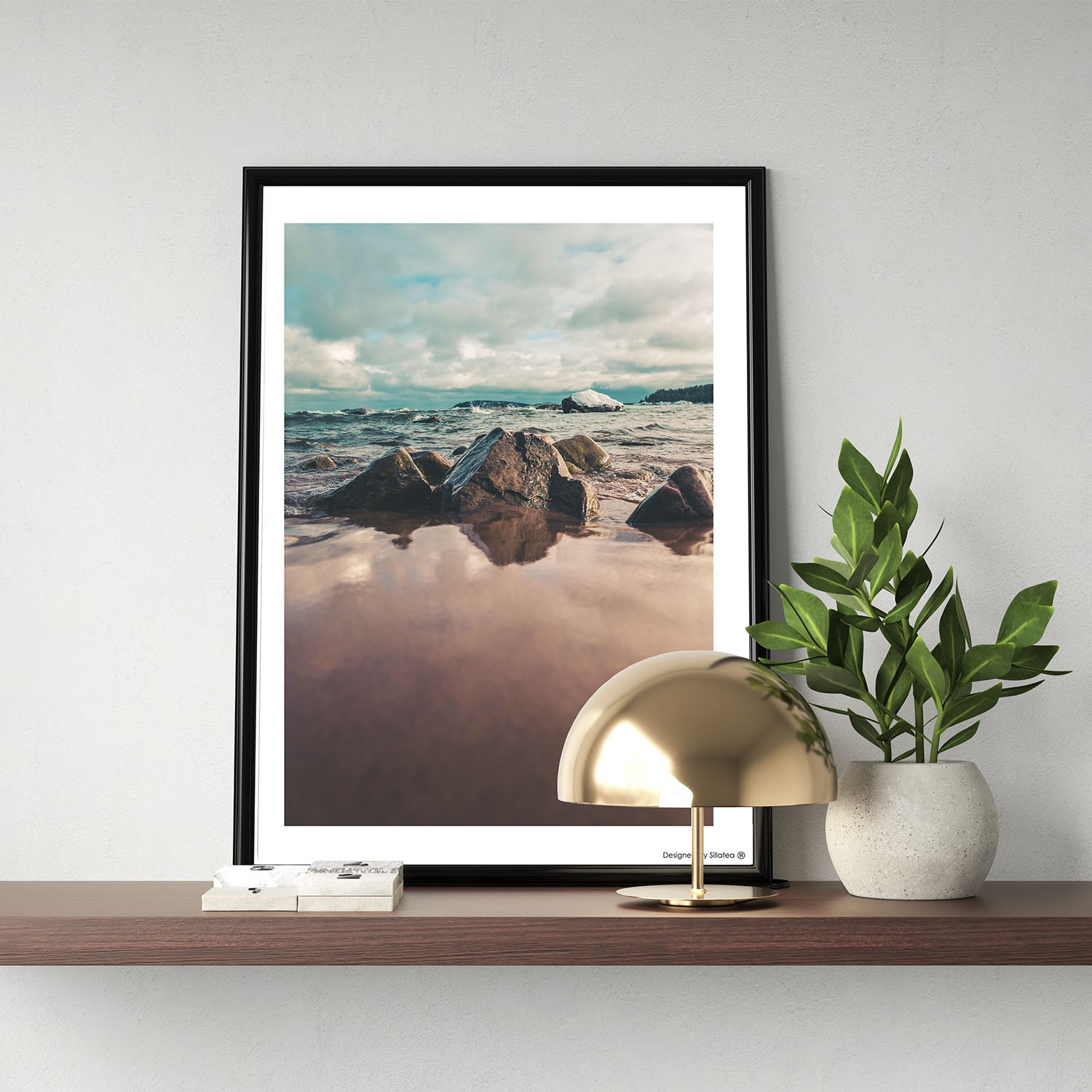 Lámina con marco SEA 30x40