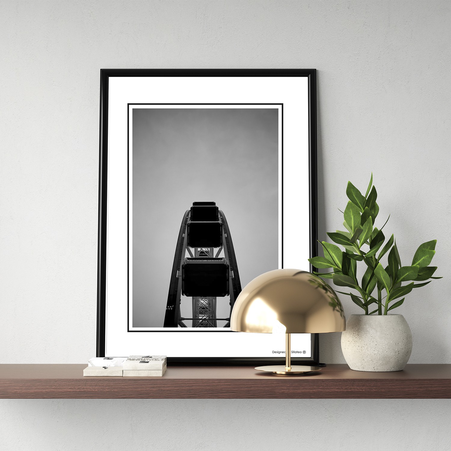 Lámina con marco NORIA 30x40