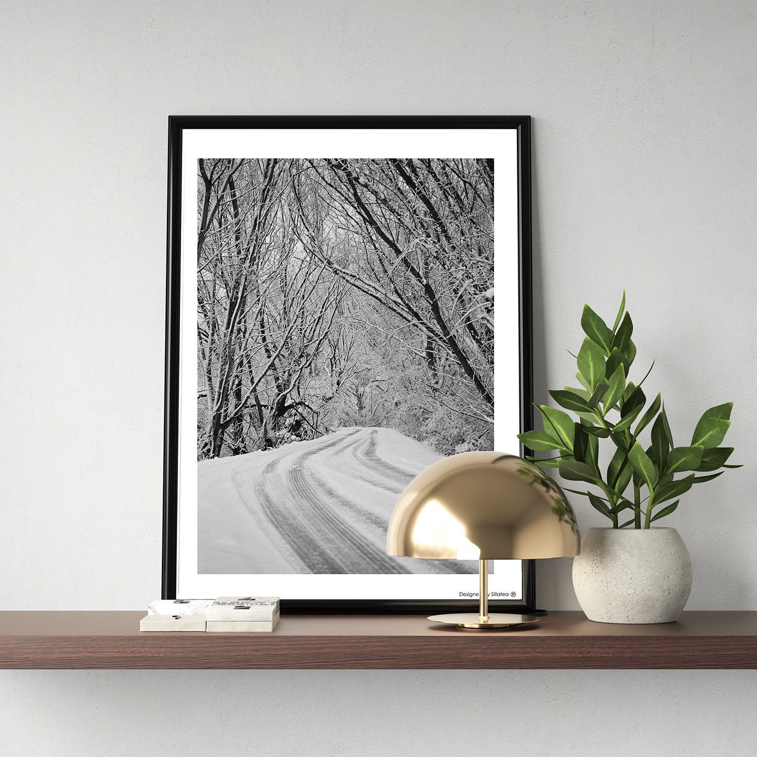 Lámina con marco LAKE 30x40