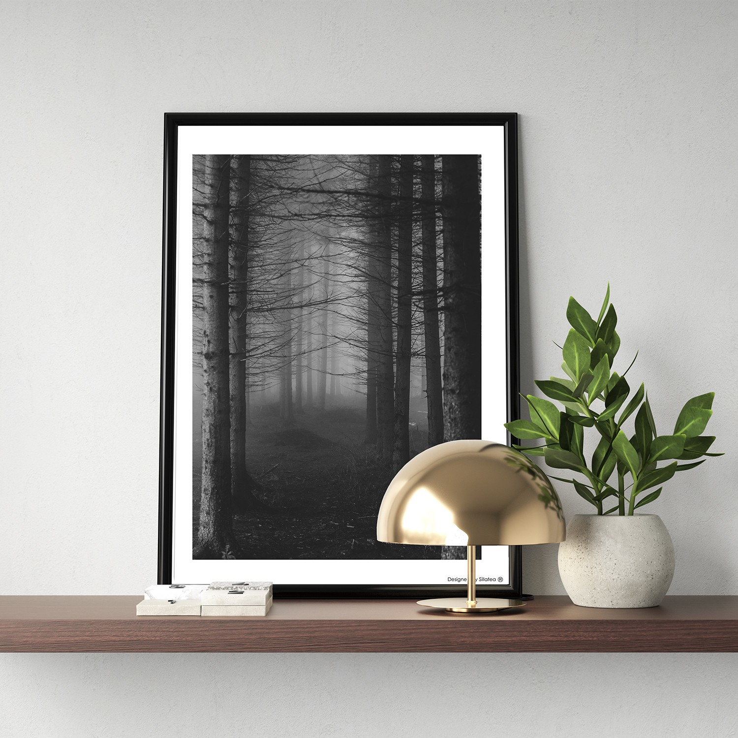 Lámina con marco LAKE 30x40