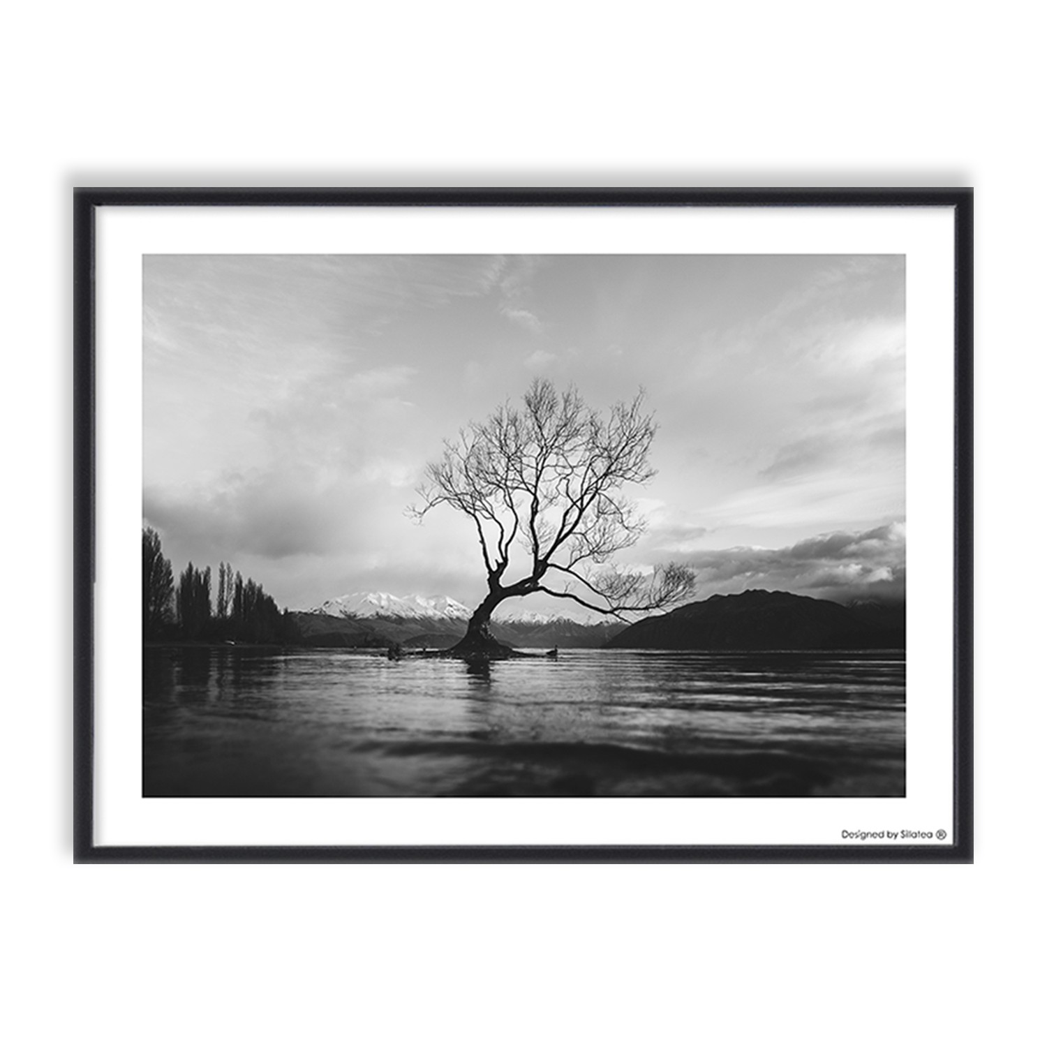 Lámina con marco LAKE 30×40