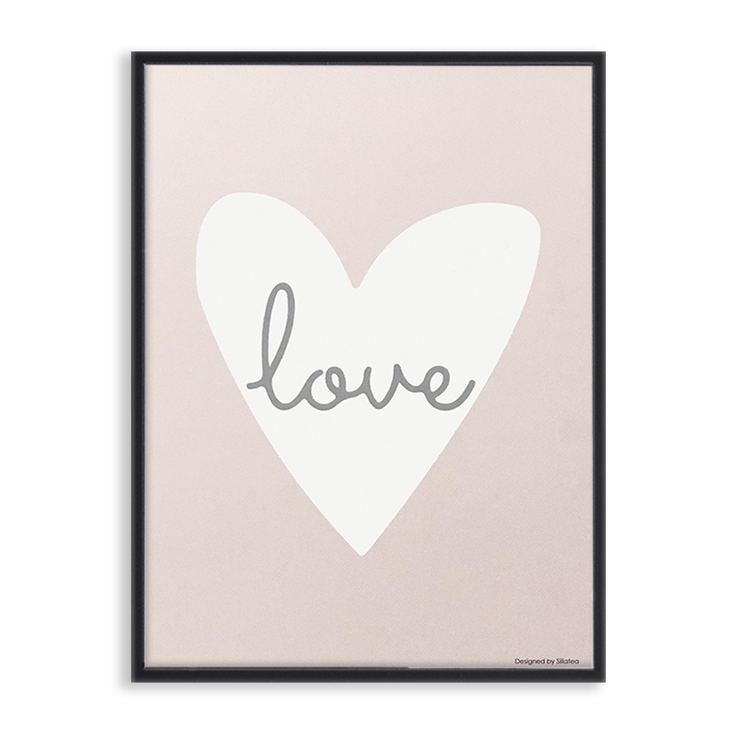 Lámina con marco BABY HEART 30×40