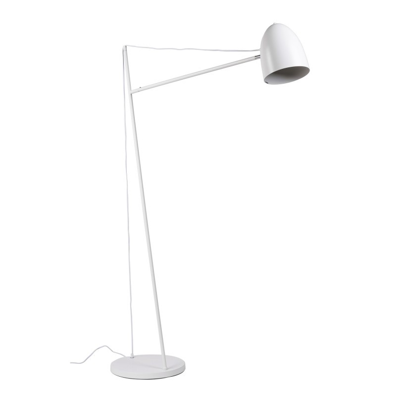 Lámpara de pie LANSING – metal Blanco Lámpara de pie LANSING – metal Blanco