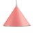 Lámpara de techo TREKANT – plástico Rosa