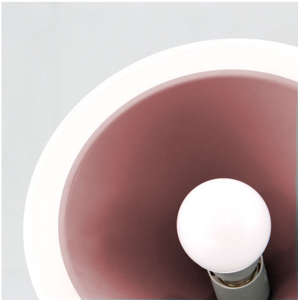 Lámpara de suspensión TREKANT - plástico Rosa