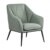 Sillón AUSTIN – tejido Verde menta – metal Negro