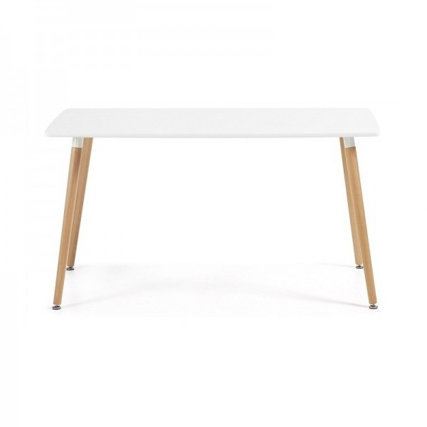 Pack 4 sillas TOW FLAK + mesa 120x80 BANDIK - Blanco