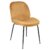 Silla de comedor Mostaza SCAR VELVET