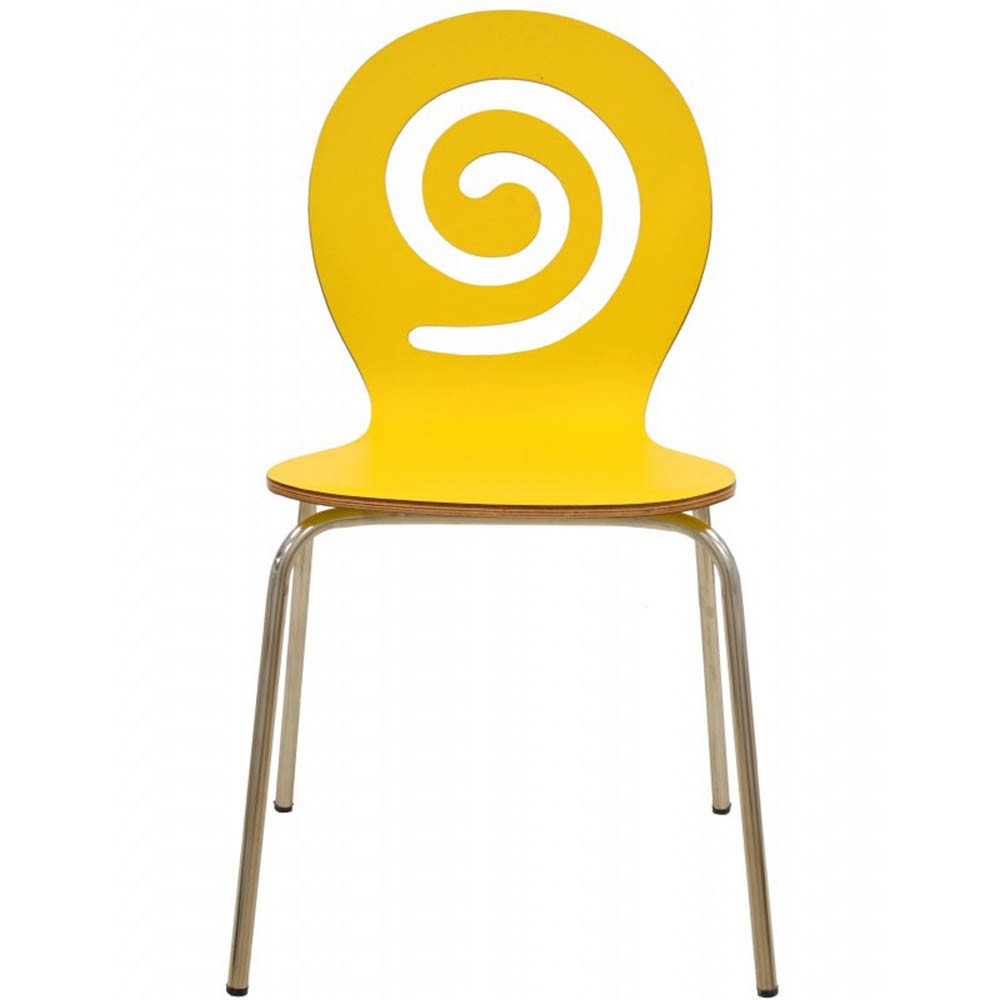 Silla de cocina Amarillo SPIRAL