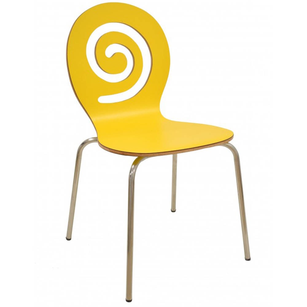 Silla de cocina Amarillo SPIRAL