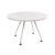 Mesa AINE 115 – melamina Blanca – metal Blanco