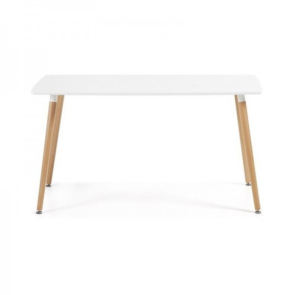 Pack de 4 sillas SUPER FLAK + mesa 120x80 BANDIK