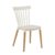Silla de comedor Blanco ALBEUP CROSSING