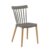 Silla de comedor Gris ALBEUP CROSSING