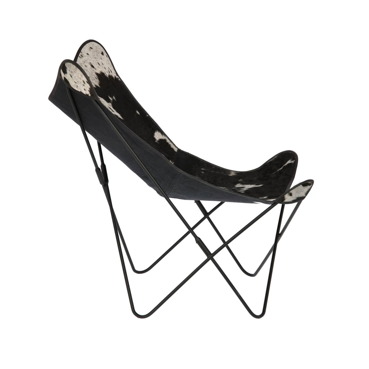 Silla de diseño Blanco y Negro BUTTERFLY BKF Style