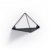 Estantería de pared triangular TRICIO 20×40 – metal Negro