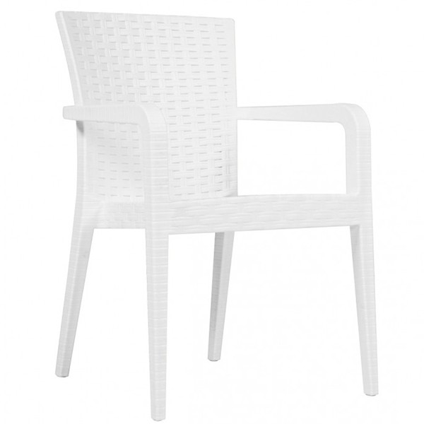 Silla de exterior Blanco JASMINE