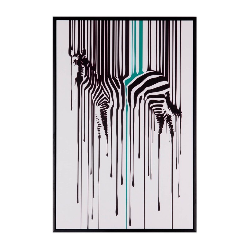 Cuadro BLURRED ZEBRA 40×60 – marco Negro