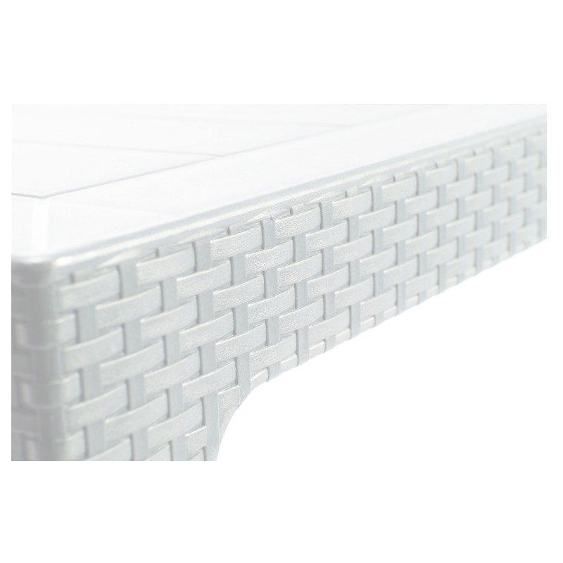 Mesa PICTRO 80x80  - polipropileno Blanco