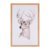 Cuadro DEER FACE 40×60 – marco Roble