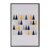 Cuadro COLORED TRIANGLES 40×60 – marco Negro