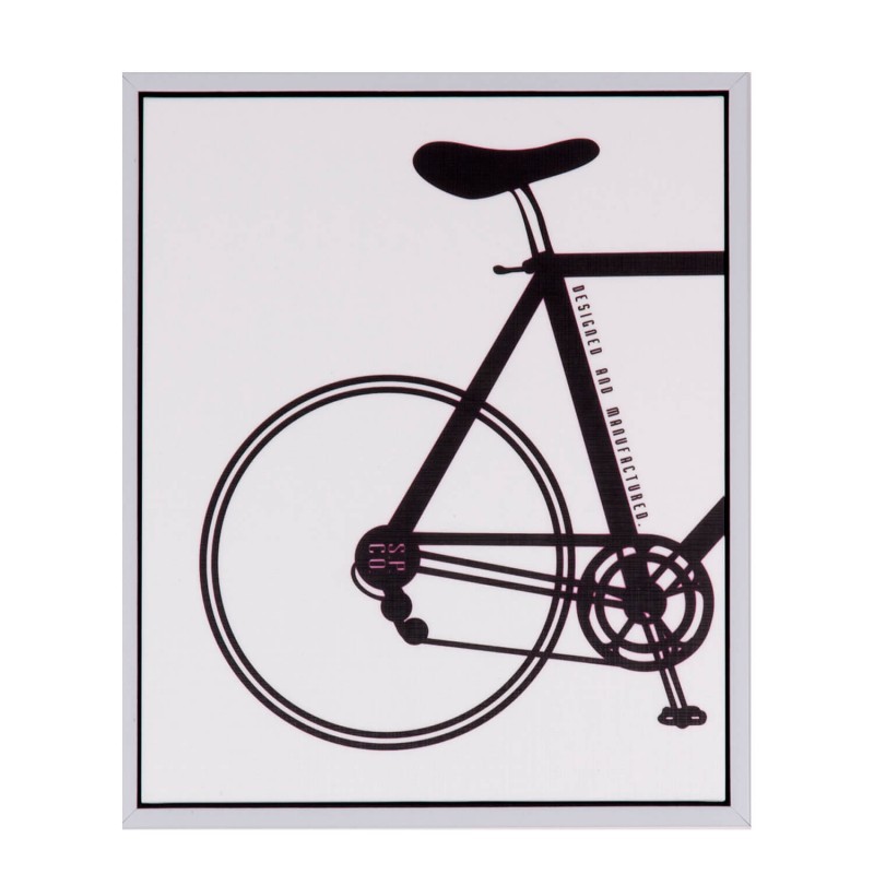 Cuadro HALF BIKE 25×30 – marco Blanco