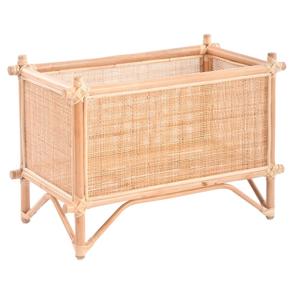 Macetero BAMBA – bambú y rattan Natural