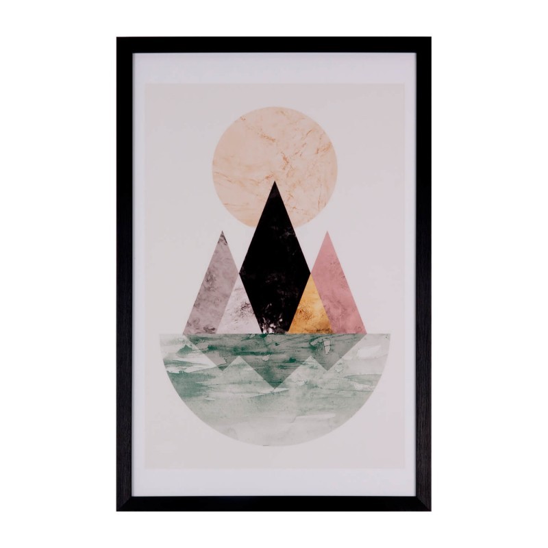 Cuadro MOON AND MOUNTAINS 40×60 – marco Negro
