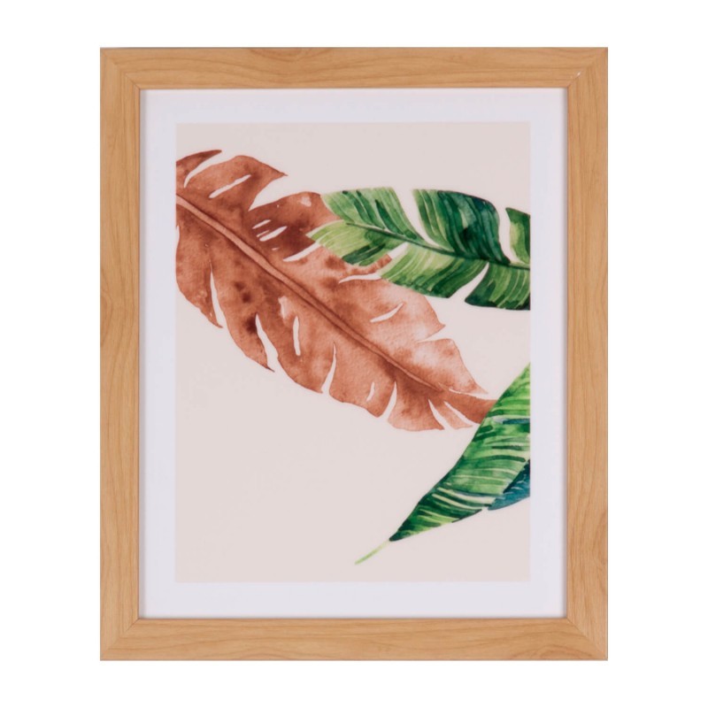 Cuadro FERN 25×30 – marco Roble